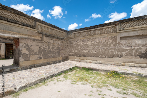 The pre-columbian archeological site of Mitla in Oaxaca, Mexico