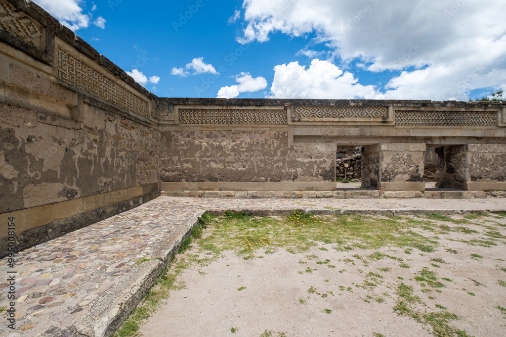 Obraz premium The pre-columbian archeological site of Mitla in Oaxaca, Mexico