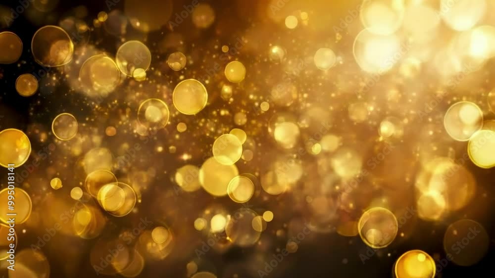 Vintage gold bokeh light abstract transition