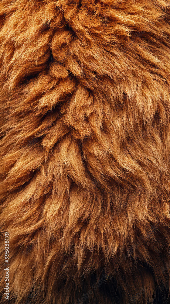 Close-up of soft, reddish-brown fur.