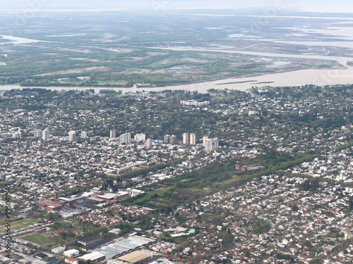 Aereal view of Buenos Aires photo