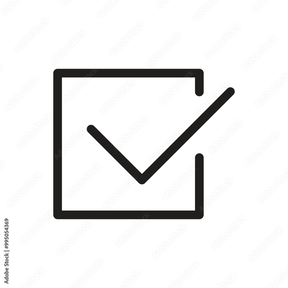 Checkmark Icon - Line Checkmark Icon - Line