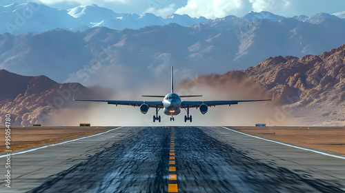 Airplane Taking Off on a Ru...