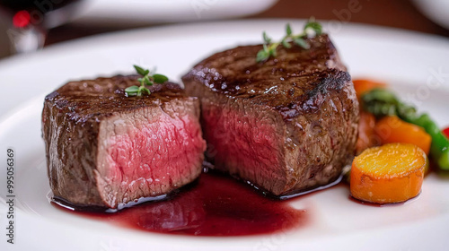 “A Cut Above: Medium Rare Steak’s Tender Core”