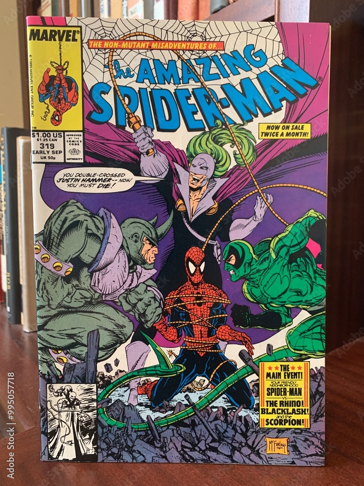 Obraz premium Seattle, WA, USA September 25, 2024 The Amazing Spiderman 319 