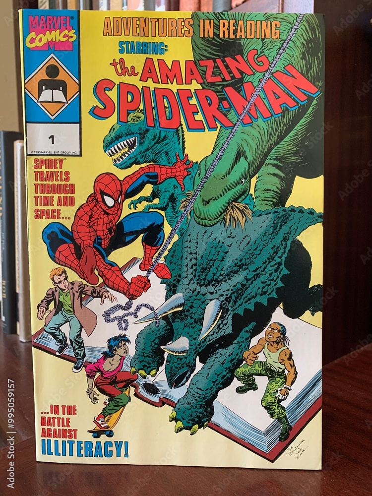 Obraz premium Seattle, WA, USA September 25, 2024 The Amazing Spiderman 1