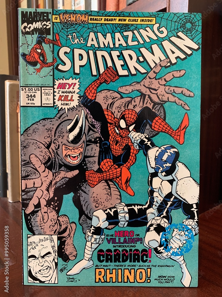 Obraz premium Seattle, WA, USA September 25, 2024 The Amazing Spiderman 344 