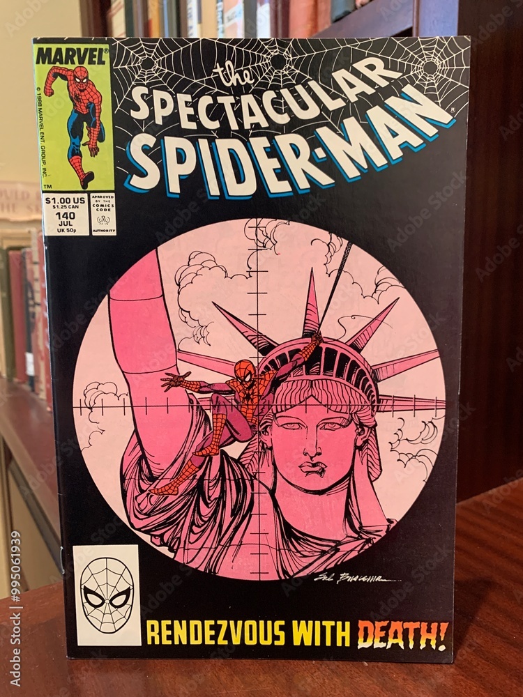 Obraz premium Seattle, WA, USA September 25, 2024 The Spectacular Spiderman 140