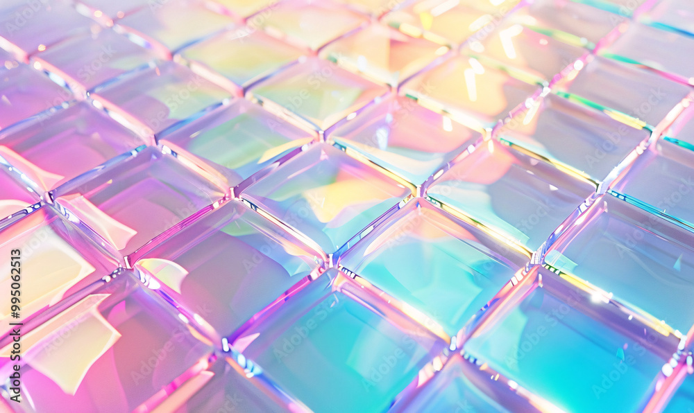abstract background with squares-generative ai abstract background with squares-generative ai