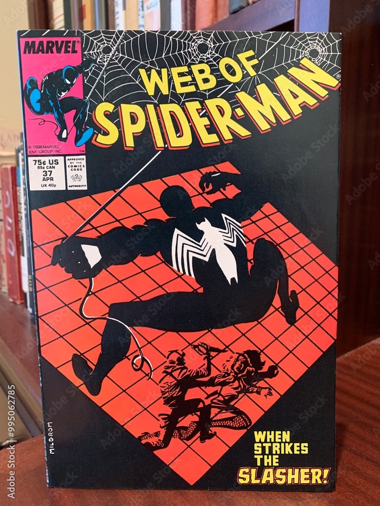 Obraz premium Seattle, WA, USA September 25, 2024 Web of Spiderman 37