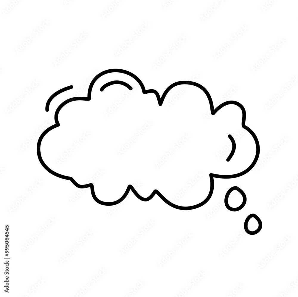 bubble cloud chat text empty vector illustration bubble cloud chat text empty vector illustration