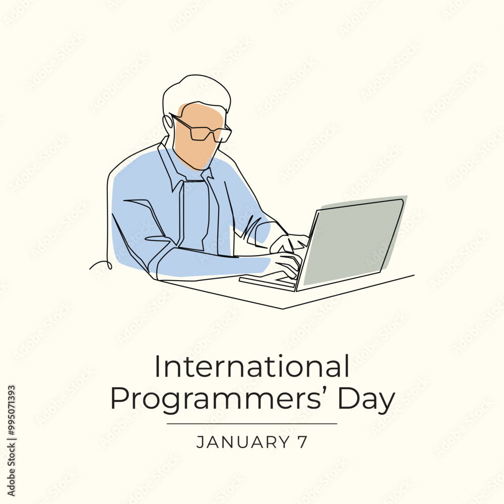 International Programmers Day vector design template good for celebration usage. International Programmers Day design. continuous line drawing. eps 10. International Programmers Day vector design template good for celebration usage. International Programmers Day design. continuous line drawing. eps 10.