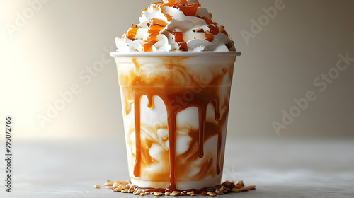 Caramel Drizzle Iced Coffee...