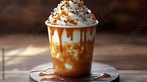 Caramel Drizzle Topping Whi...