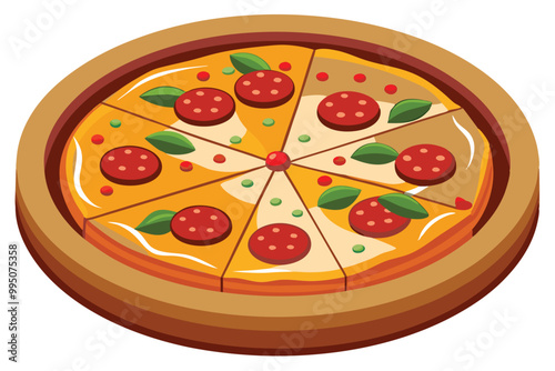 Pizza vector illustration