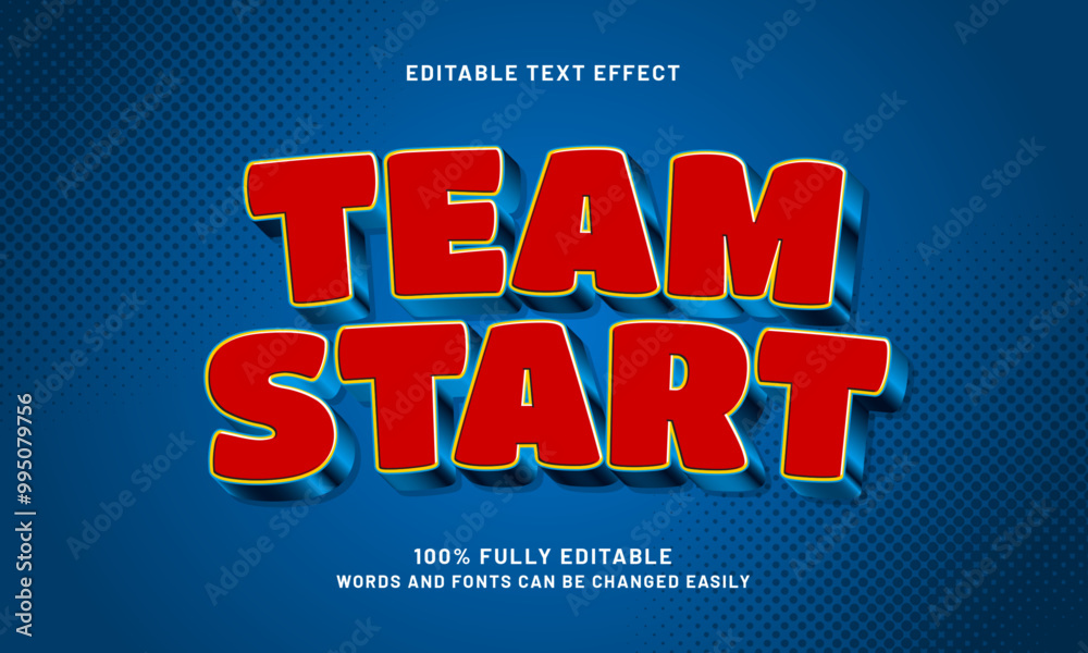 team start editable text effects with a joy and kids theme team start editable text effects with a joy and kids theme