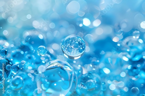 Wallpaper Mural bubbles in water with  sky background Generative AI Torontodigital.ca