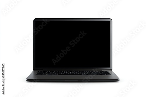 Blank Image Laptop Mockup Blank Image Laptop Mockup.generative ai