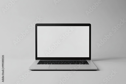 Blank Image Laptop Mockup Blank Image Laptop Mockup.generative ai