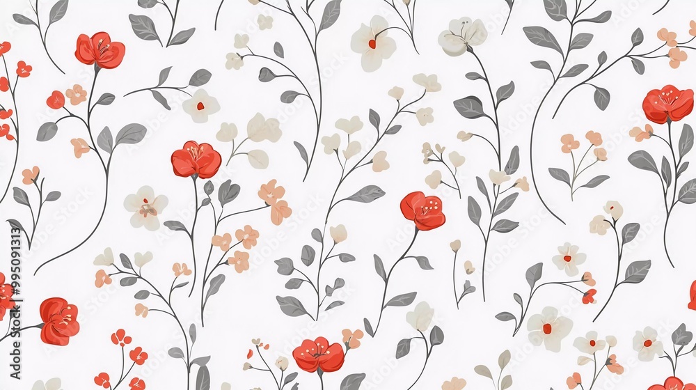 seamless floral pattern seamless floral pattern