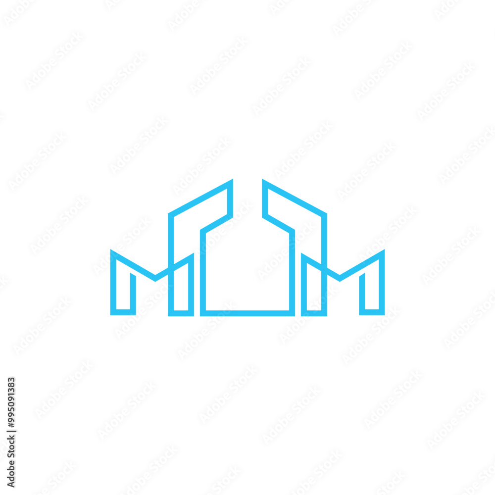 MCM Letter Initial Logo Design Template Vector Illustration MCM Letter Initial Logo Design Template Vector Illustration