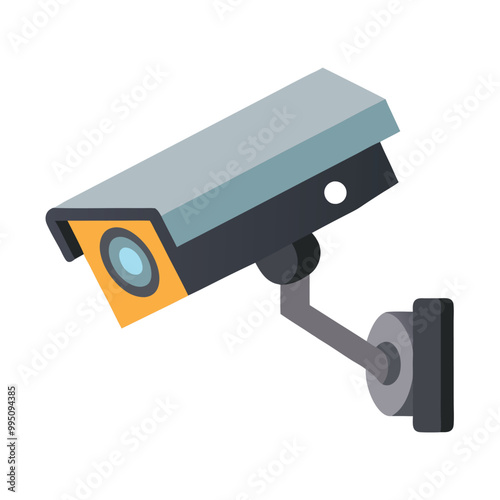 Security camera vector illustration