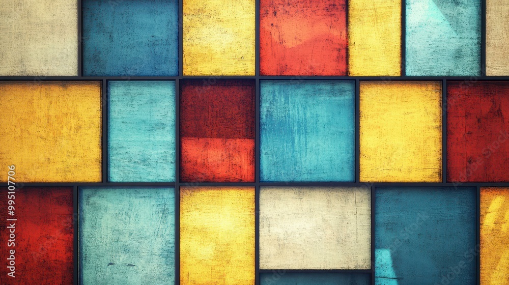 Stunning closeup of a modern art window showcasing geometric glass shapes under soft daylight for a contemporary feel. Stunning closeup of a modern art window showcasing geometric glass shapes under soft daylight for a contemporary feel.