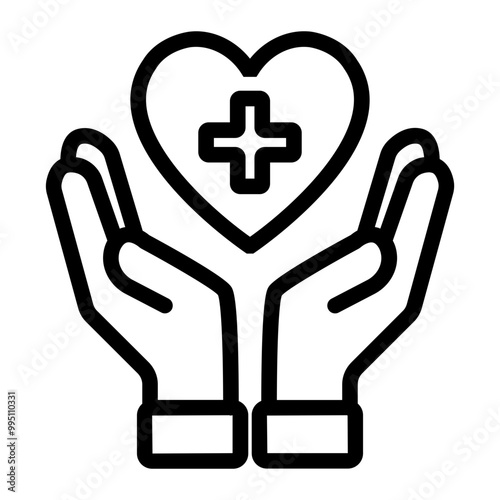 Mental Health condition line icon