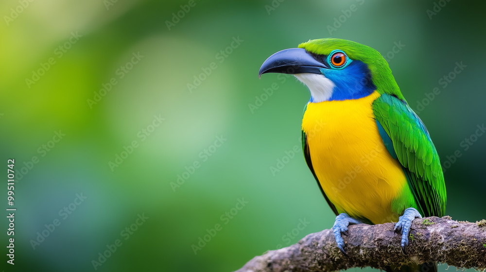 Vibrant Toucanet with Colorful Plumage Vibrant Toucanet with Colorful Plumage