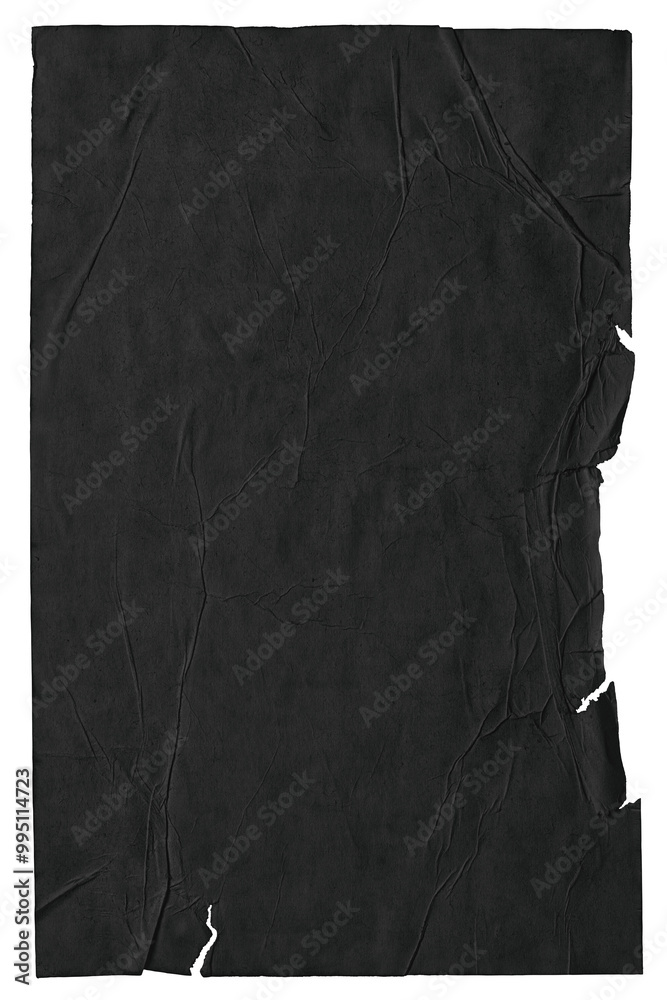 Dark black paper texture with copy space. Isolated cardboard page background Dark black paper texture with copy space. Isolated cardboard page background