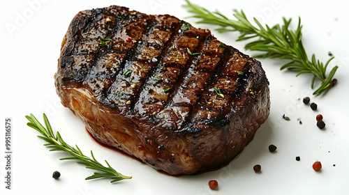 Grilled Steak with Rosemary...