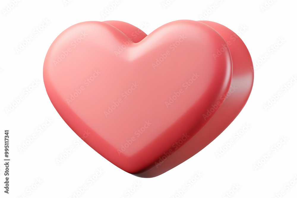 3D Soft Pink Background with Heart Icon for Compassion Message - Ideal for Human Rights Day Copy Space Concept 3D Soft Pink Background with Heart Icon for Compassion Message - Ideal for Human Rights Day Copy Space Concept