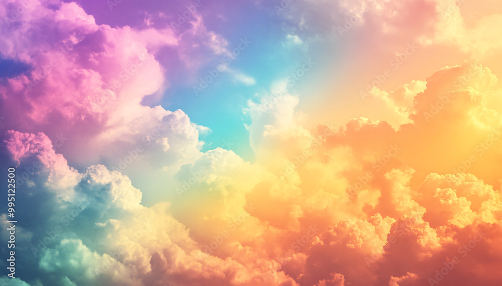 A dreamy sky transitioning from a golden sunset to a full spectrum of rainbow colors, giving off a vibrant yet calming feel A dreamy sky transitioning from a golden sunset to a full spectrum of rainbow colors, giving off a vibrant yet calming feel