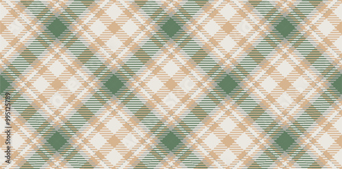 Vector checkered pattern. Tartan, textured seamless twill for flannel shirts, duvet covers, other autumn winter textile mills. Vector Format