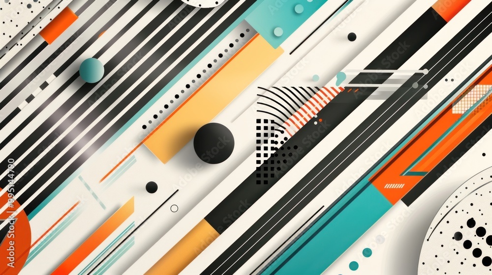 Abstract background with colorful geometric pattern shapes Abstract background with colorful geometric pattern shapes