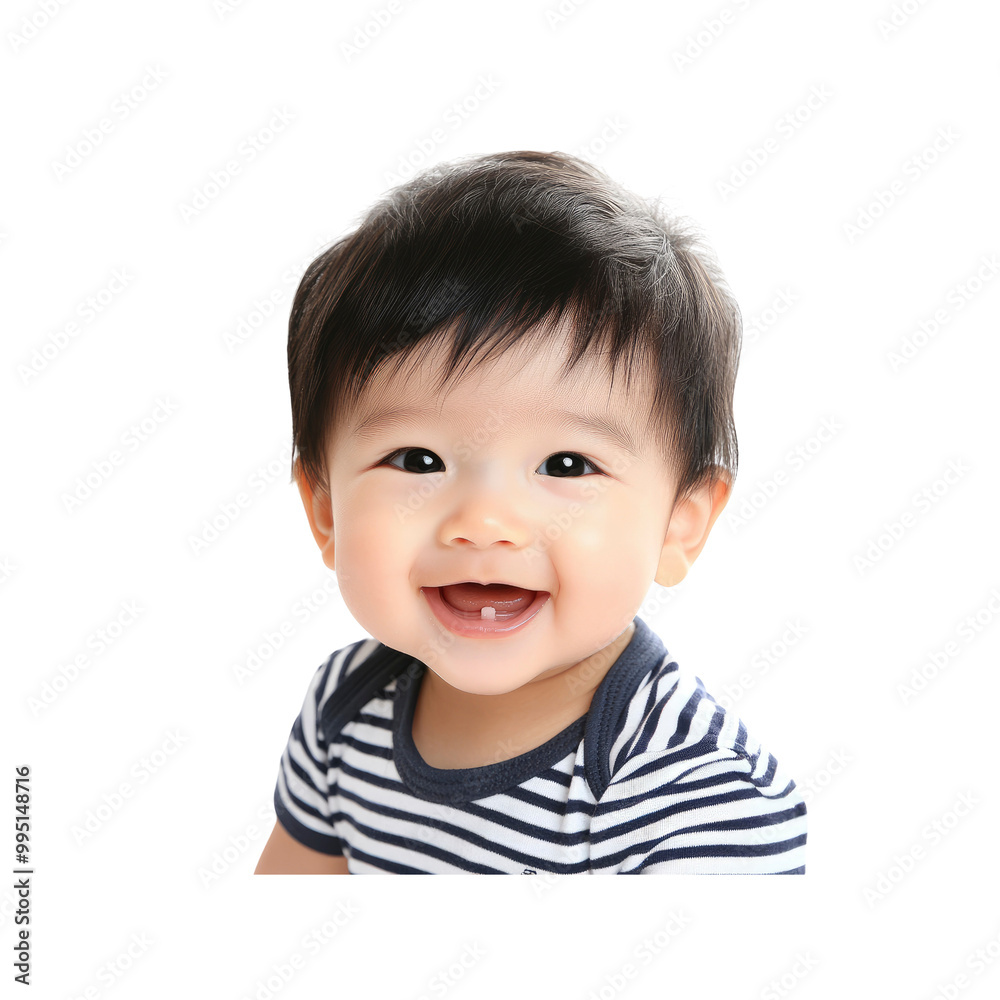 Happy Baby Boy Smiling and Looking at Camera Happy Baby Boy Smiling and Looking at Camera