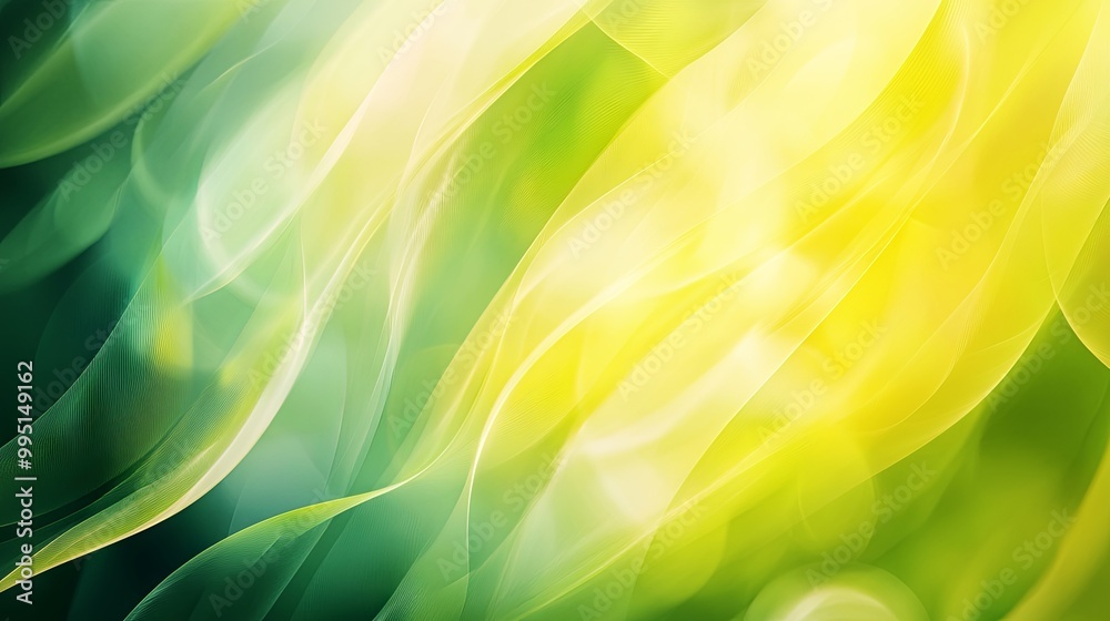 Obraz premium Abstract green yellow background 