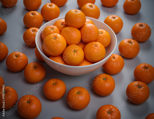 oranges in a basket, tangerines in a basket, oranges in a box