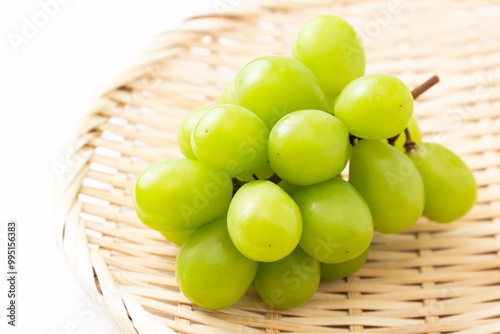 Tableau sur toile 白背景にシャインマスカット