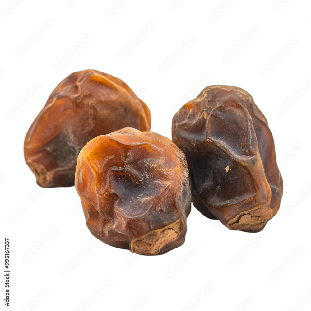 Fruit dates PNG cutout isolated on white and transparent background.
