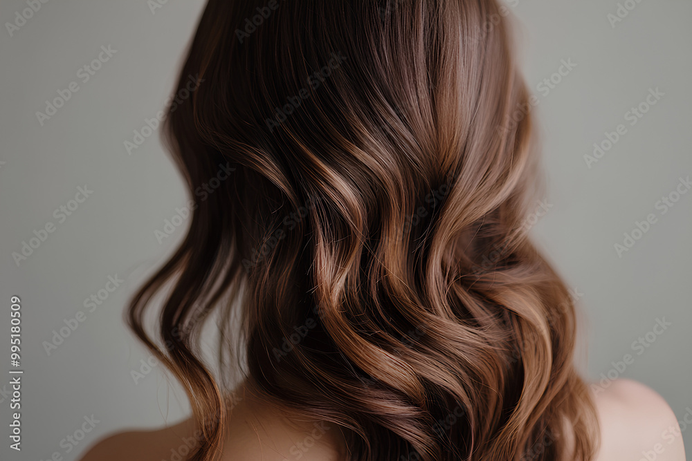 Elegant brown wavy hairstyle Elegant brown wavy hairstyle