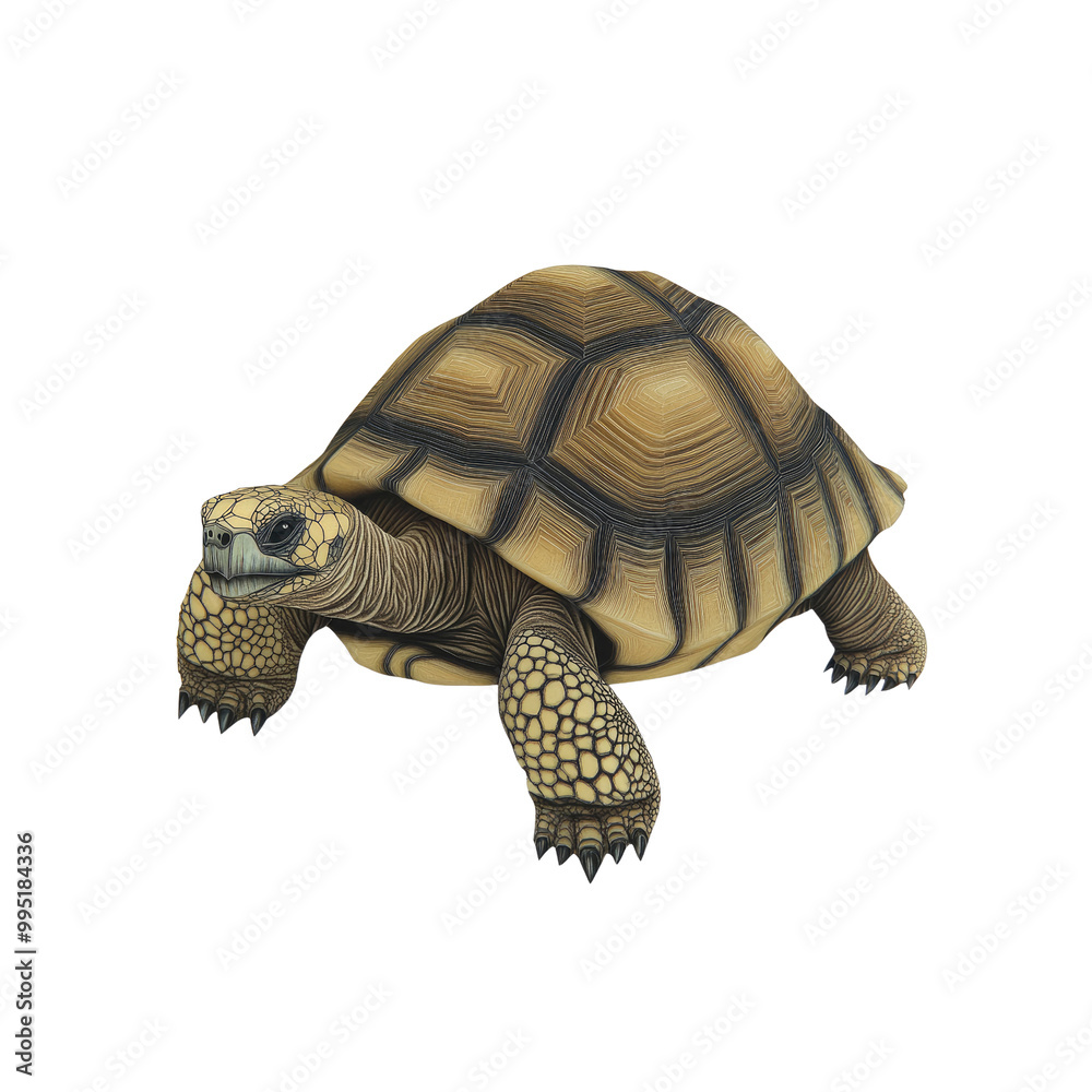 Fototapeta premium Closeup of a Yellow-footed Tortoise