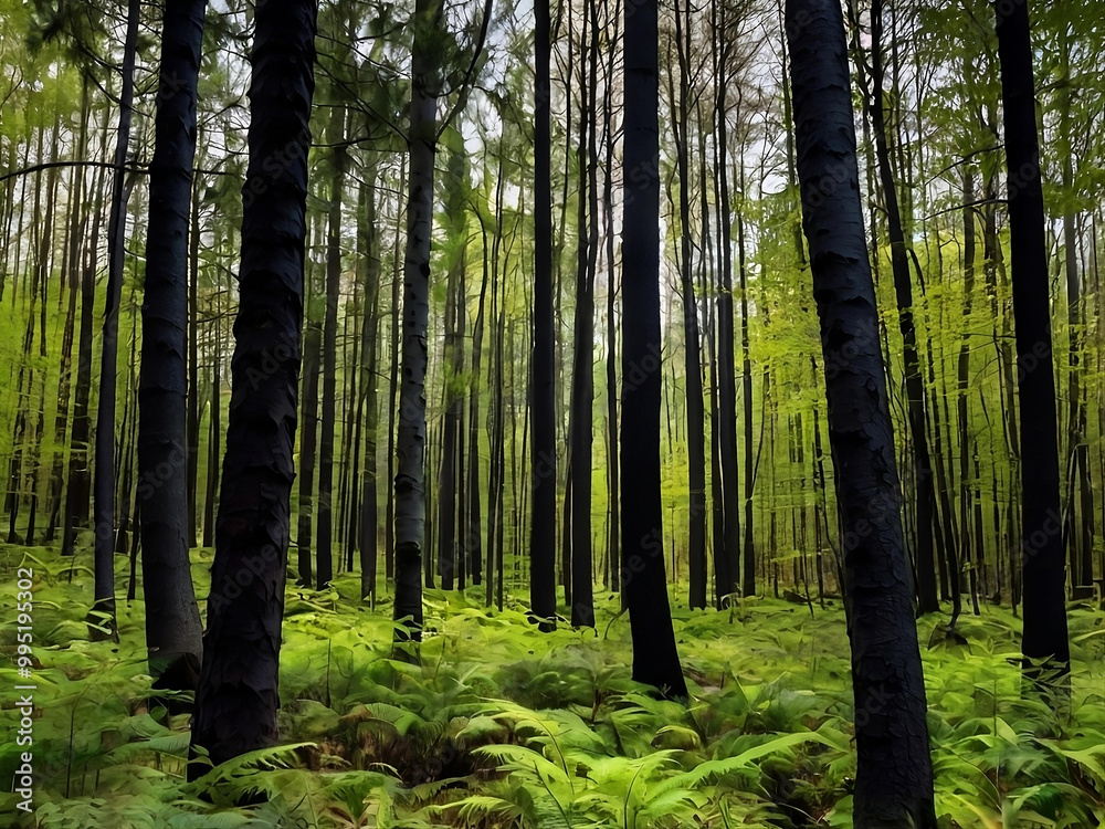 Fototapeta premium trees in the forest