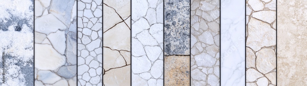 Obraz premium Polished Sandstone Tile Texture, seamless surface showcasing subtle variations, minimalist design, clean aesthetic, ideal for modern interiors, emphasizes natural beauty and simplicity