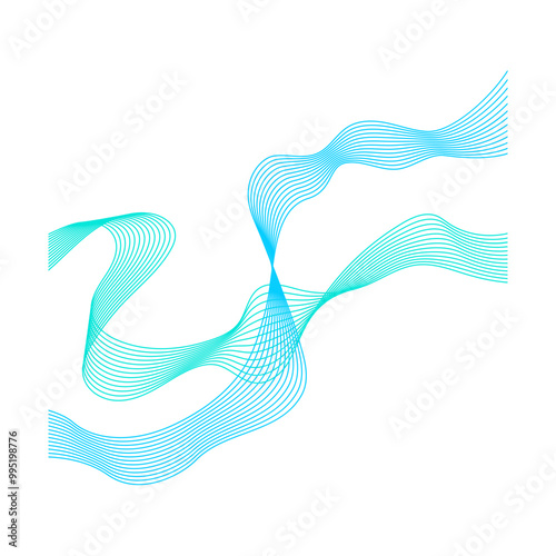 Flowing Wave Line