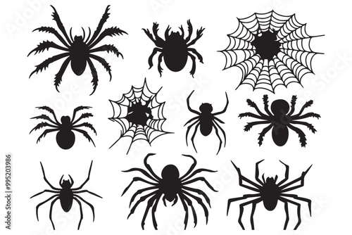 Spider Design, Cobweb Graphic, Halloween Spider, Spider Web Clipart, Arachnid Art, Creepy Crawlies, Spider Illustration, Web Design Element, Spooky Spider, Cobweb Digital Art, Gothic Spider, Scary Spi