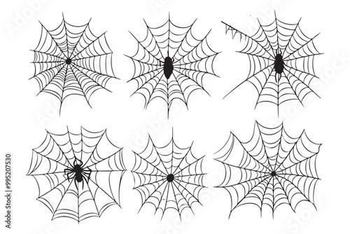 Spider Design, Cobweb Graphic, Halloween Spider, Spider Web Clipart, Arachnid Art, Creepy Crawlies, Spider Illustration, Web Design Element, Spooky Spider, Cobweb Digital Art, Gothic Spider, Scary Spi