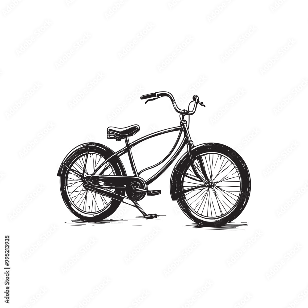 Gravel, road, touring bikes in silhouette style. Vector illustration isolated on white Gravel, road, touring bikes in silhouette style. Vector illustration isolated on white