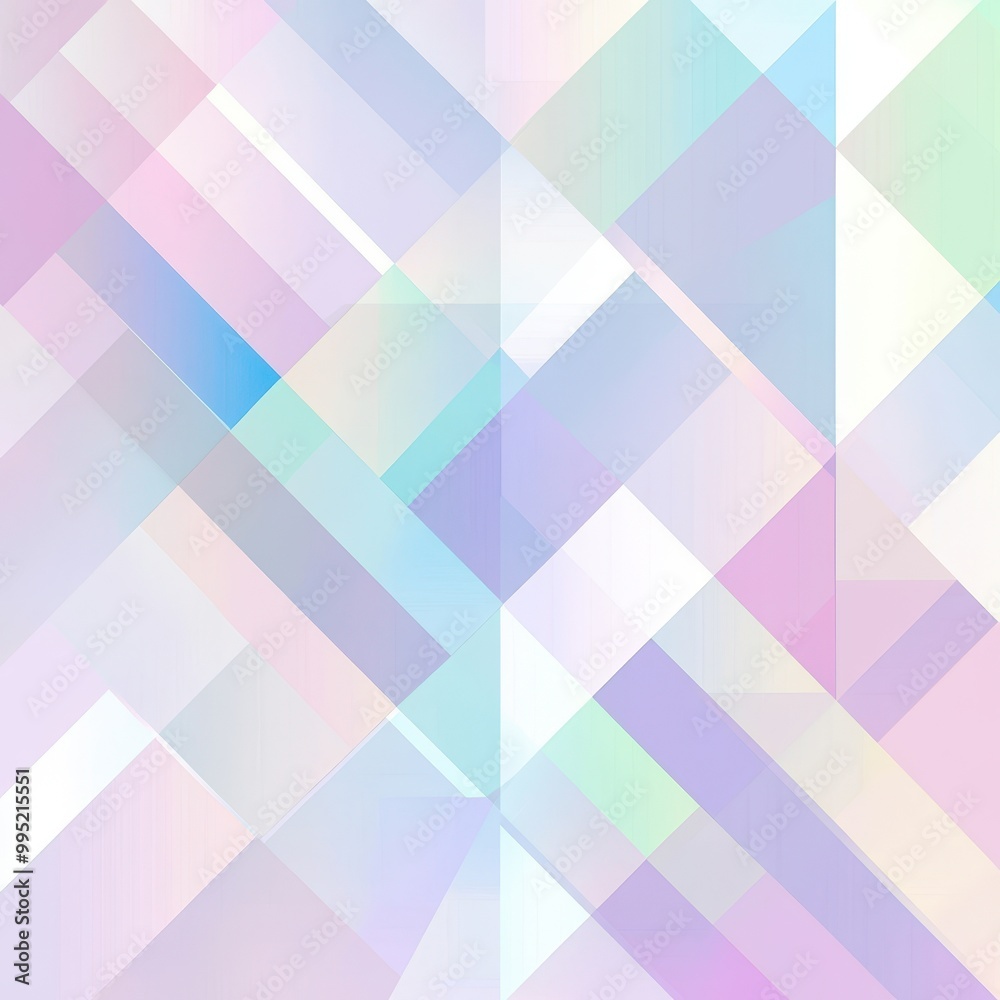 Abstract Geometric Pattern in Soft Colors Abstract Geometric Pattern in Soft Colors