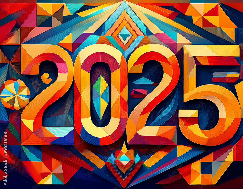 Happy New Year 2025 Concept Happy New Year 2025 Concept